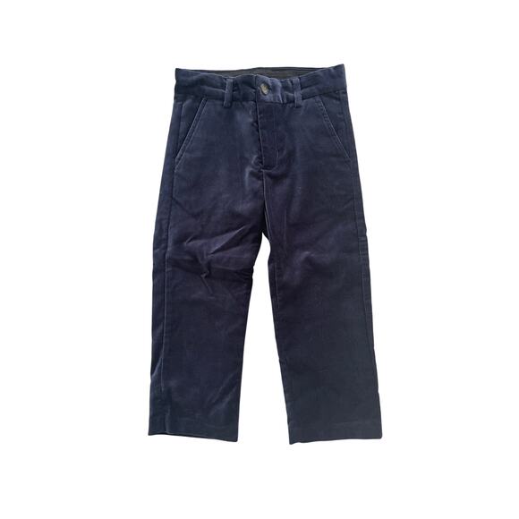 Janie & Jack The Velvet Party 3-Piece Navy Suit Blazer Vest Pants Size 3t - Picture 7 of 10